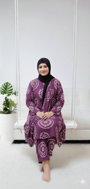 Elegant Premium Batik Cotton 3-Piece Suit – Soft & Breathable | Multi-Color Collectionলাক্সারি বেক্সি কোয়ালিটি বাটিক থ্রি-পিস – স্টাইল ও আরামের নিখুঁত সমন্বয়